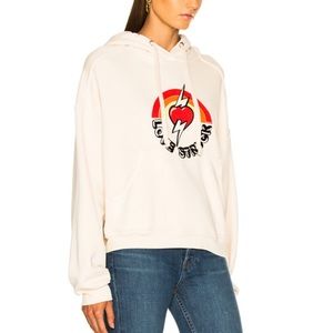 RE/DONE Oversized Love Struck Graphic Hoodie